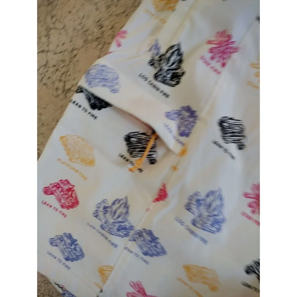 The North Face Shorts Men's XXL Multicolor Camp Fire AOP Board Shorts Drawstring